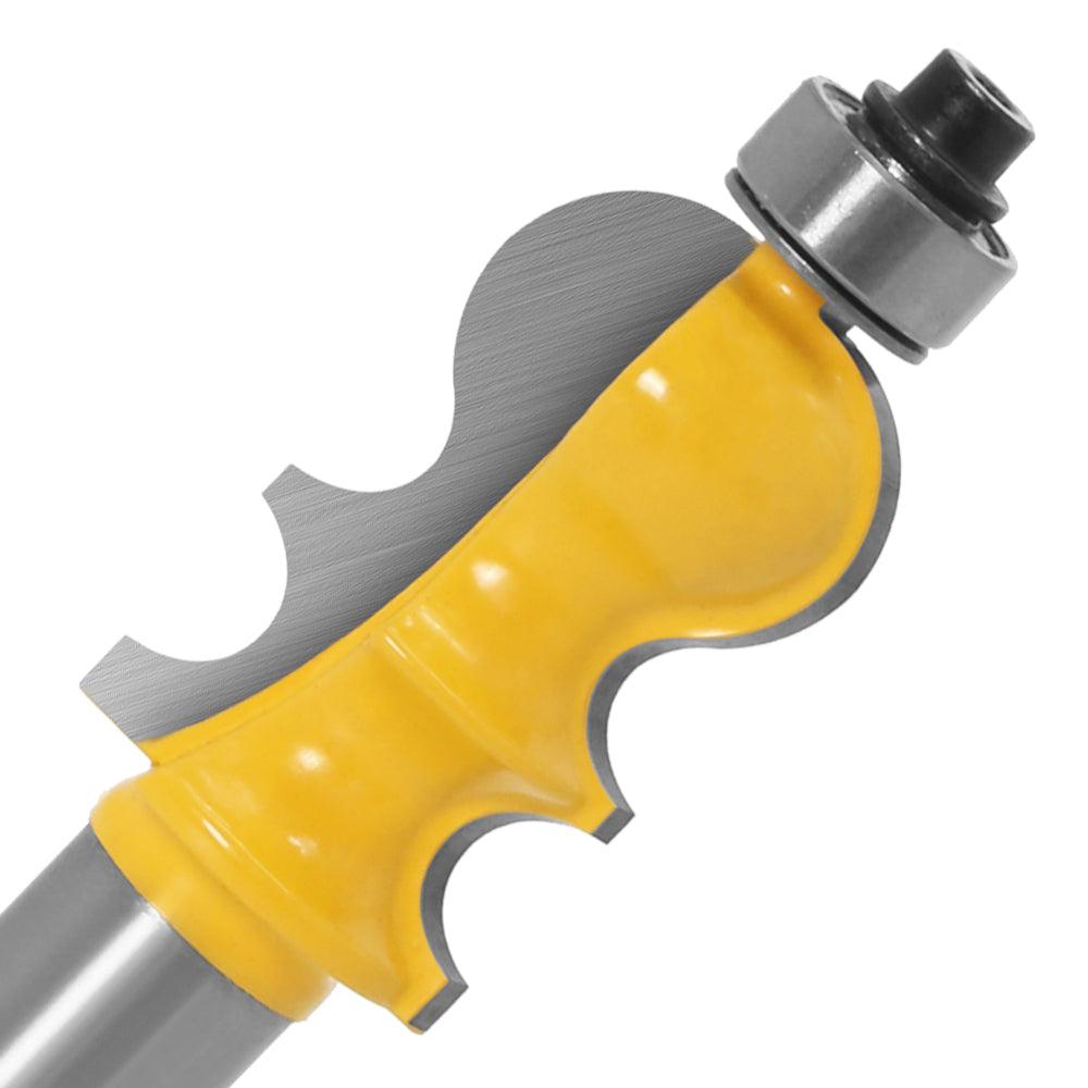 10 stuks 12mm schacht architectonische moulding leuning frezen set behuizing base cnc lijn houtbewerking snijders gezicht mill