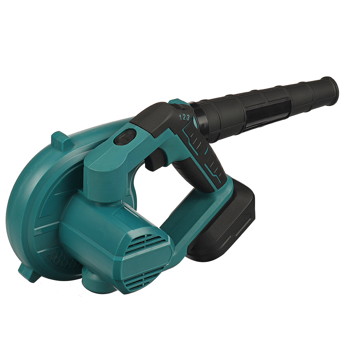 21v 2 in 1 draadloze 180° rotatie elektrische luchtblazer & zuig handheld blad computer stofafscheider cleaner stroom tool voor makita 18v batterij
