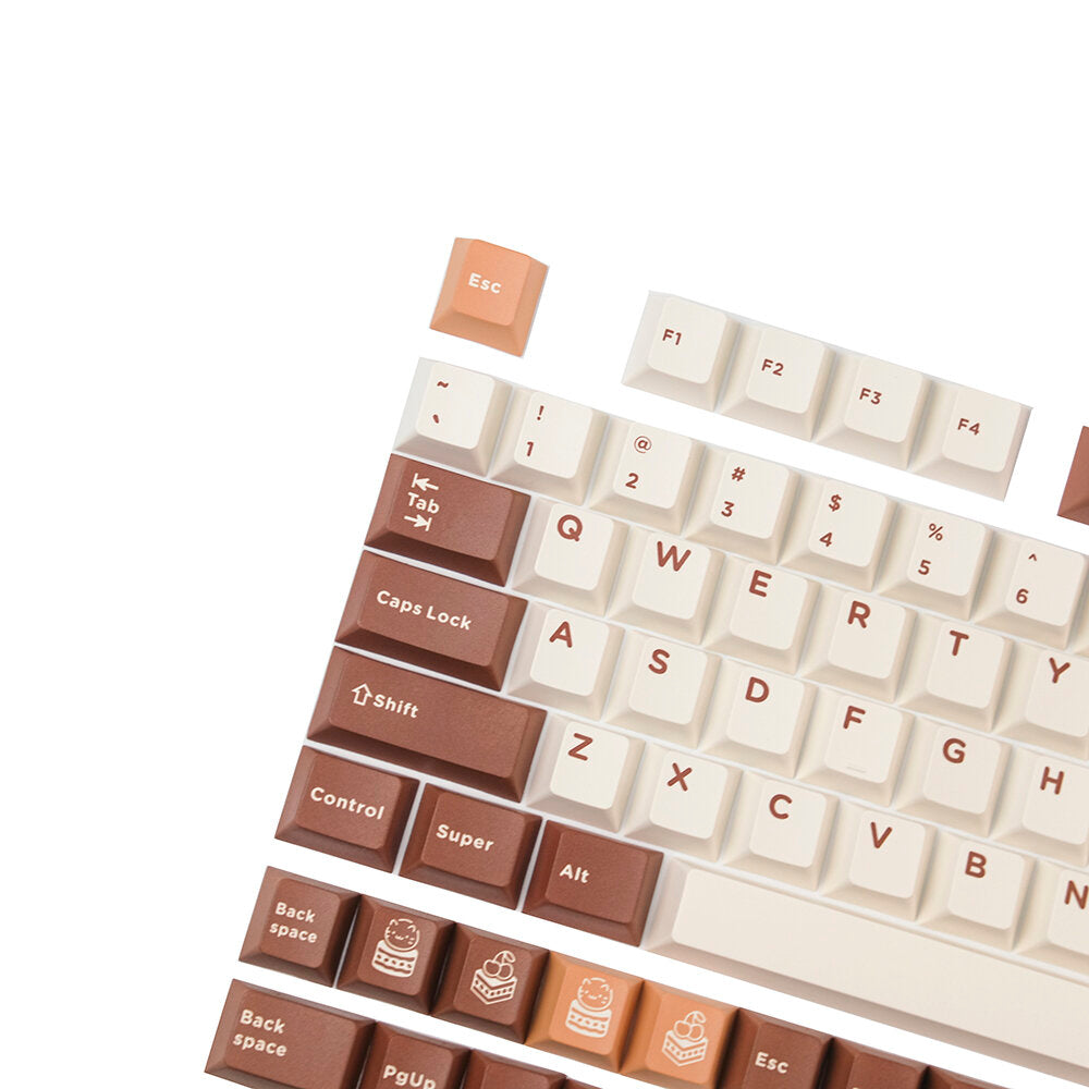 PBT Keycaps 135 Key PBT Dye-Sub Keycap Set - Cherry Profile Japanese