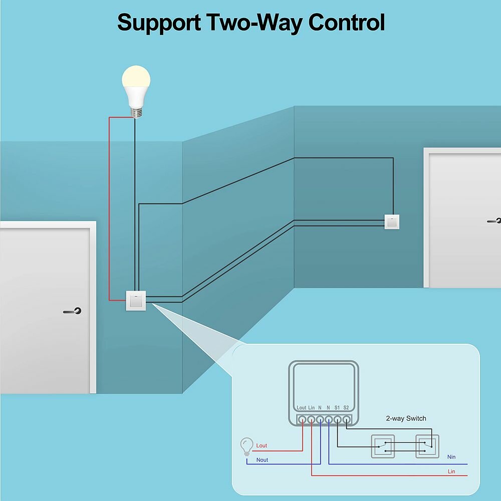 16a mini smart wifi dhz switch ondersteuning 2 way control smart home automation module werken met alexa google home smart life app