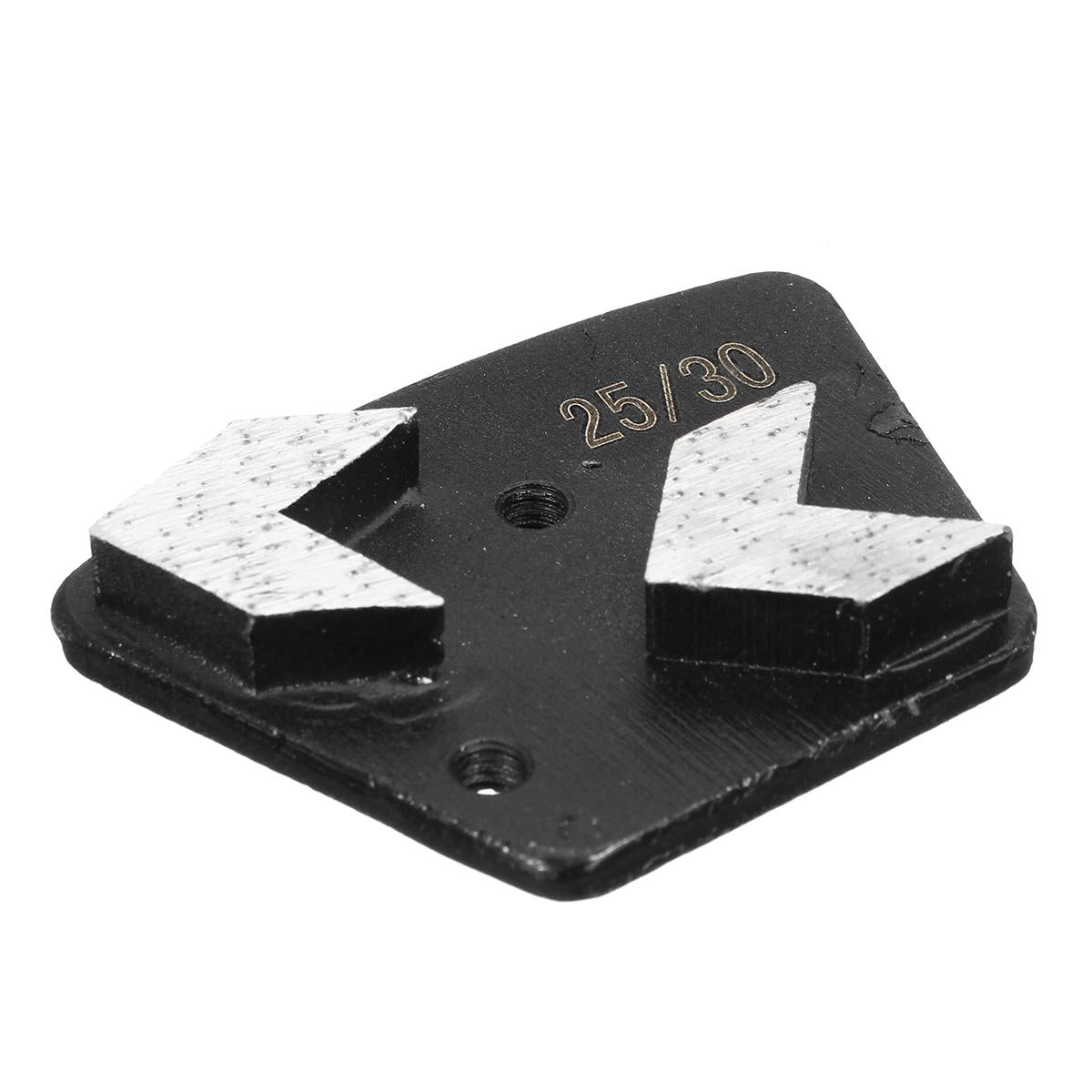 25/30 grit medium bond plate trapezoïde slijpschijf voor bolt on grinders
