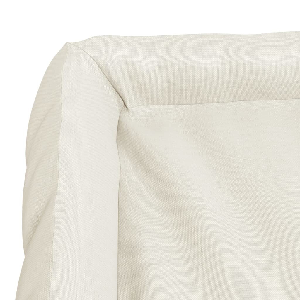 hondenmand met kussens 135x110x23 cm oxford stof beige