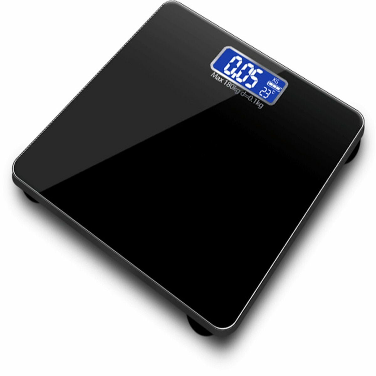 180kg lcd digitale lichaamsvetweegschaal gehard glas fitness gezondheidsbalans