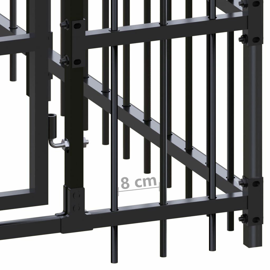 buiten hondenkennel staal 59.5 ft²