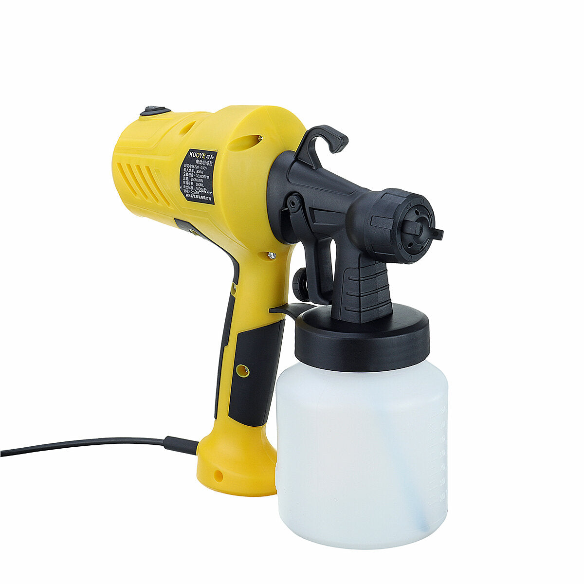 220v 400w elektrische hogedruk verneveling spuitpistool draagbare verwijderbare fofmaldehyde verwijdering latex verf spray tool