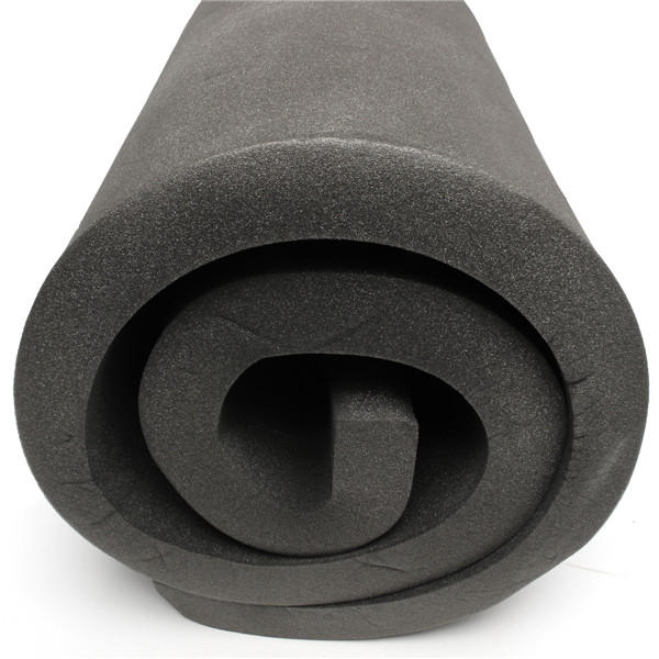 200x60x5cm zwart hoge dichtheid zitting schuimrubber vervanging bekleding kussen schuim