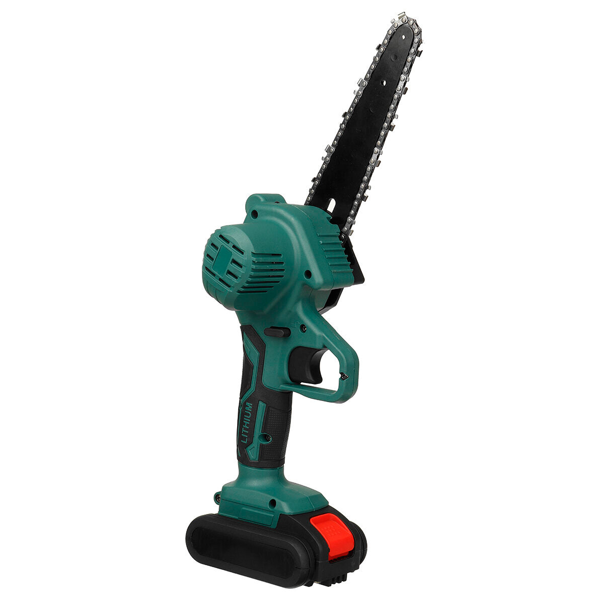 6inch 600w draagbare elektrische kettingzaag oplaadbare zagen hout cutter houtbewerking tool w/2 stuks batterij eu plug