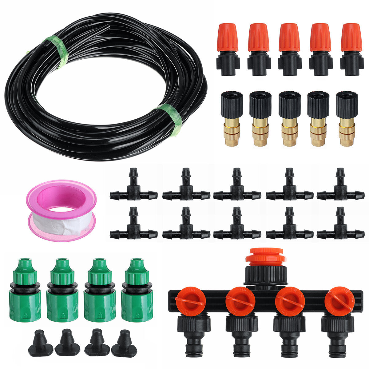 10-50m auto irrigatiesysteem waterslang planten tuin watering micro drip kit 10/20/30/40/50 meter