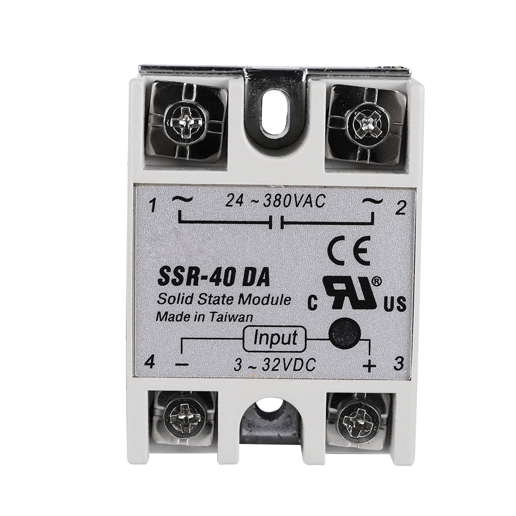 24v 40a single phase ssr-40 da solid state relais module voor 3d-printer onderdelen