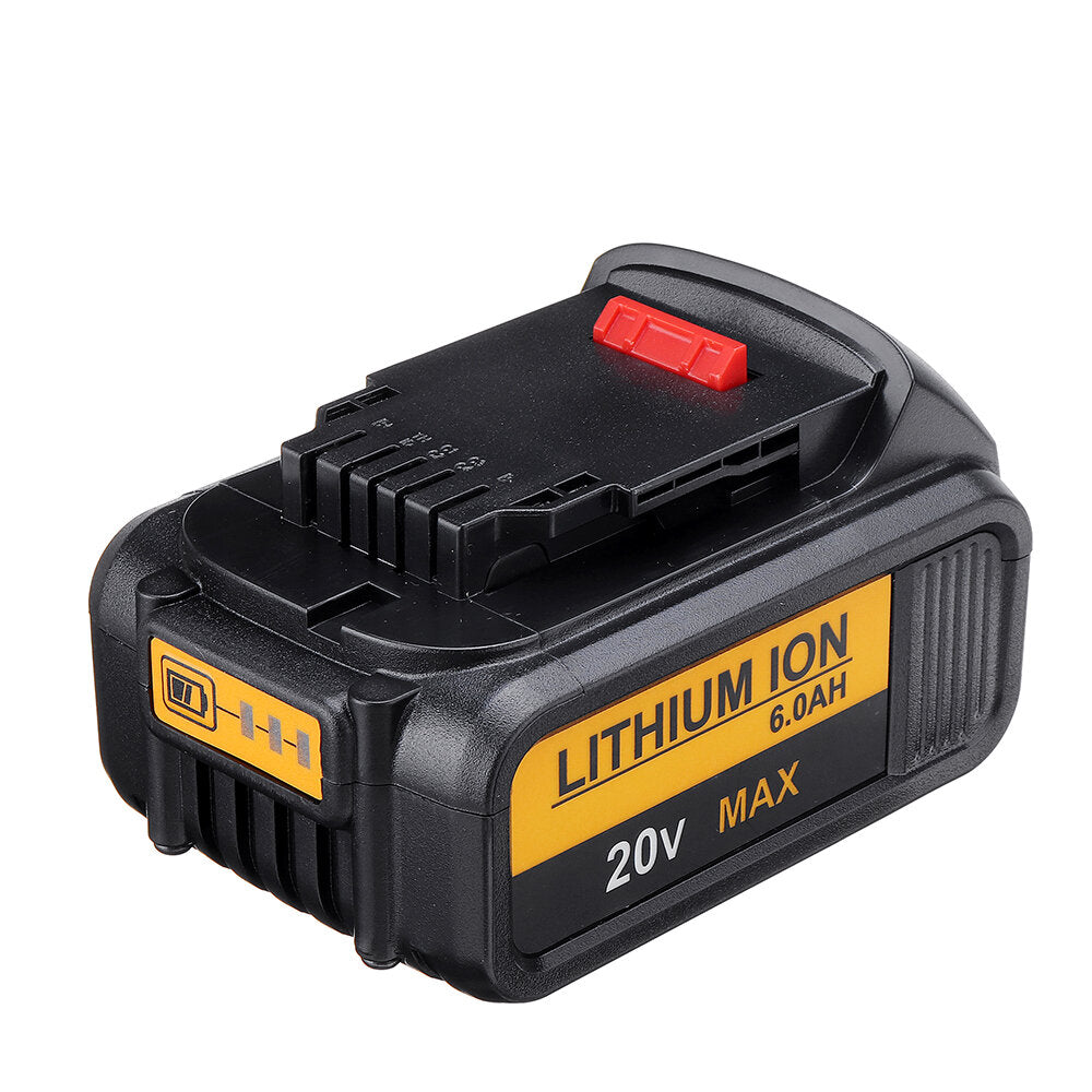 20v 6.0ah vervangbare power tool batterij vervanging voor dew dcb200 dcb180 dcb181 dcb182 dcb184 dcb201 dcb203 dcb204 dcb205 xr draadloze batterij power tool