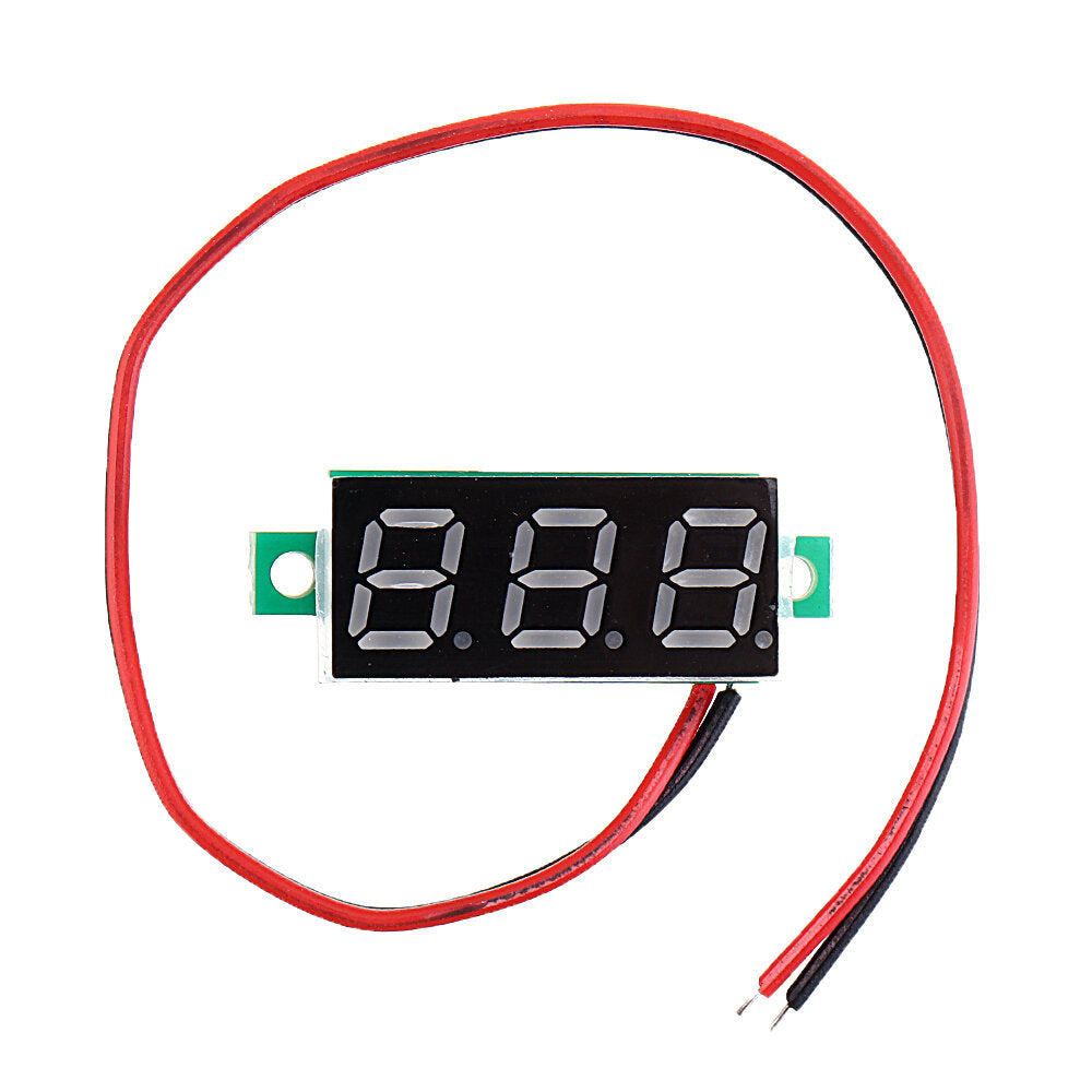 0.28 inch two-wire 2.5-30v three-wire 0-100/500v digital display dc voltmeter adjustable voltage meter