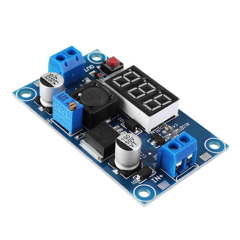 lm2596 dc-dc spanningsregelaar instelbare step-down voedingsmodule met display