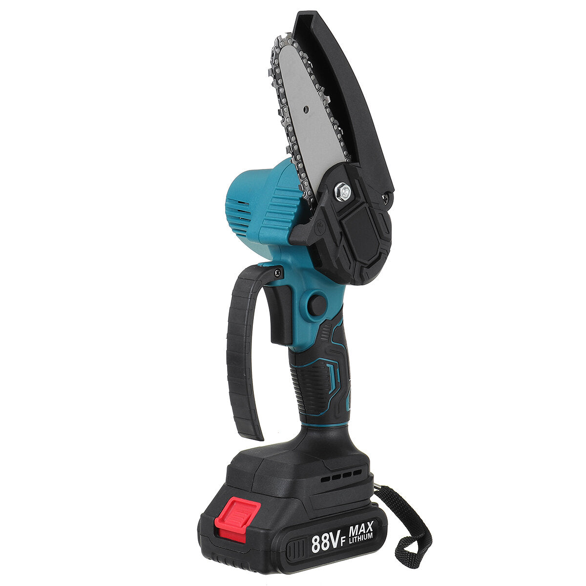 4  88vf draadloze elektrische kettingzaag oplaadbare houtbewerking zaag hout cutter w/geen/1/2 batterij voor makita