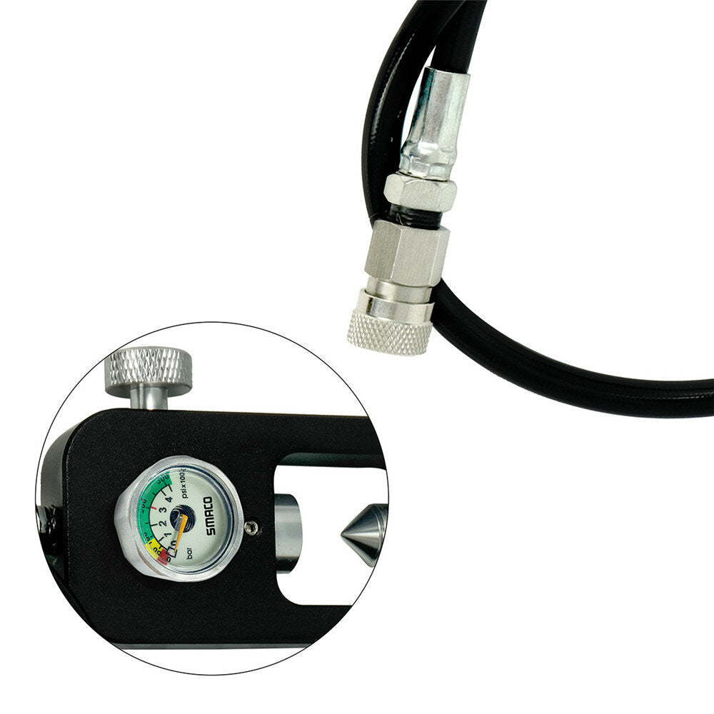 zwart s-02 scuba adapter duiken zuurstofcilinder opblaasbare accessoires