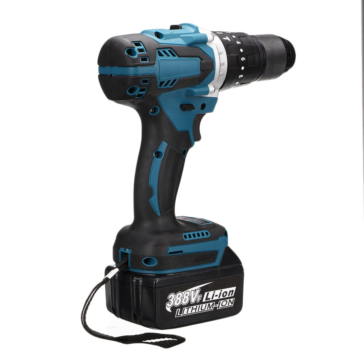 520n.m 4000rpm 3 in 1 elektrische draadloze hammer klopboorschroevendraaier met led-batterij