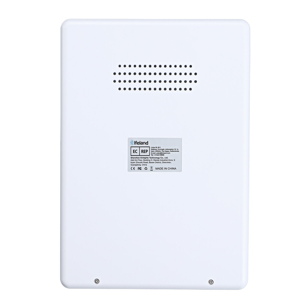 elfeland 12w 100-240v ac 6500k led-behandellamp met dim- en geheugenfunctie 1.8m wit netsnoer en beugel