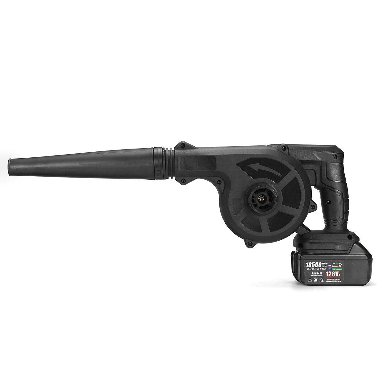 2 in 1 draadloze elektrische luchtblazer en afzuiging handheld bladstofafscheiderreiniger met geen / 1pc / 2pcs-batterij