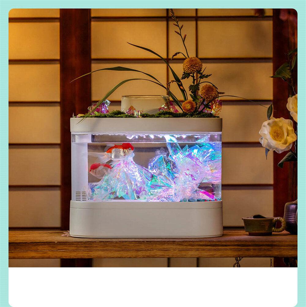 beschrijvende geometrie desgeo 10l vis c500 aquariumtank smart feeder timing werken met wifi mijia app-bediening automatisch van xiaomi youpin traploze waterpomp