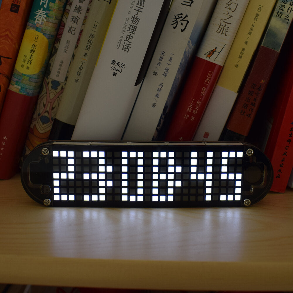 geekcreit ds3231 hoge nauwkeurigheid multifunctionele led dot matrix animatie-effecten klok diy-set