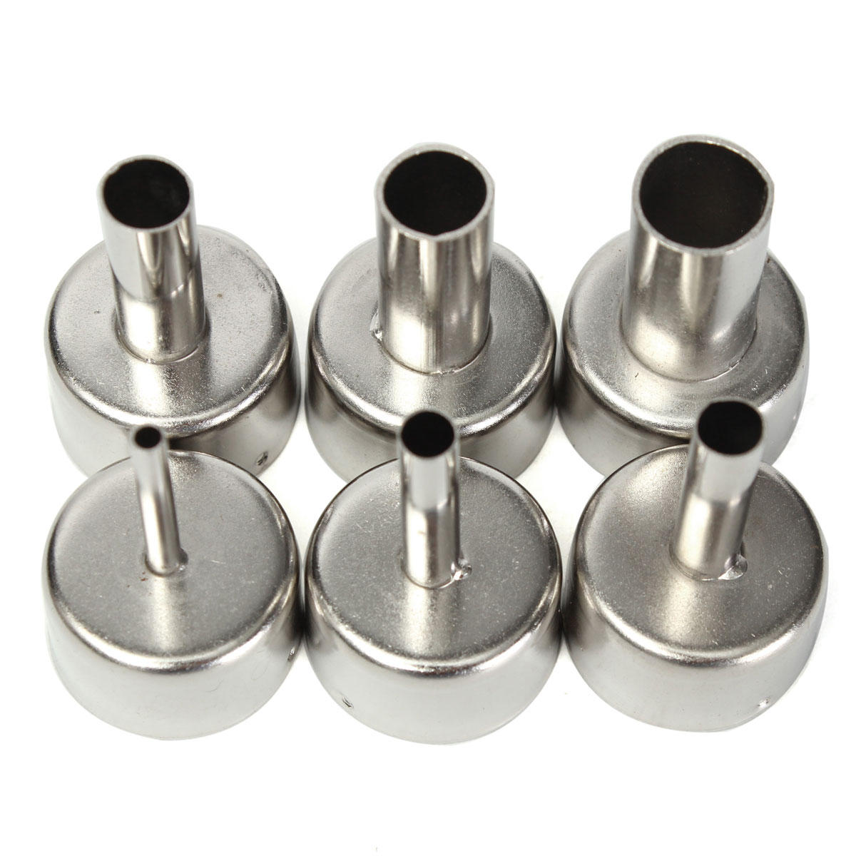 6 stuks 3/5/6/8/10/12mm circulaire mondstukken voor hetelucht soldeerstation 858a 858d