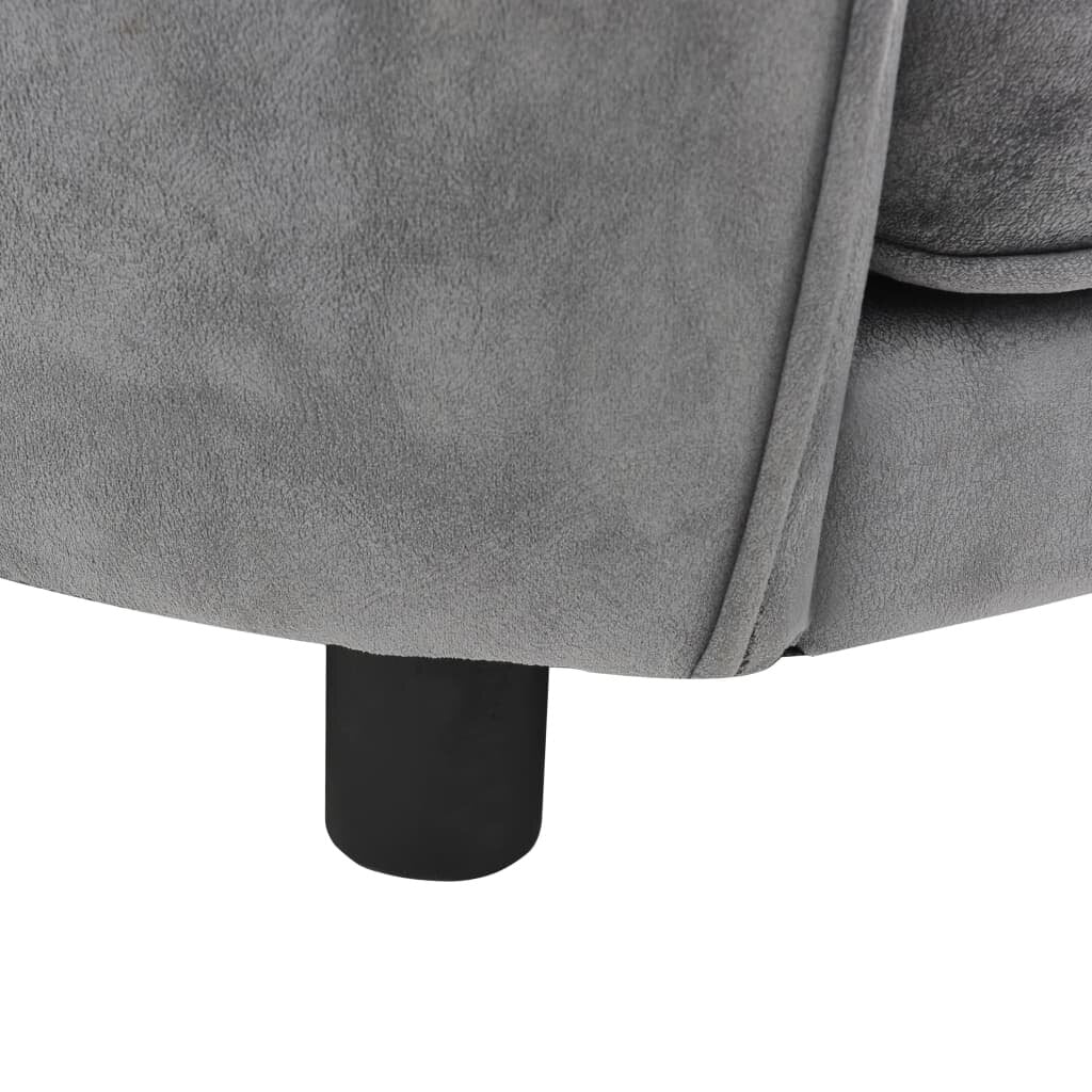hondensofa grijs 27.2 x19.3 x15.7 pluche
