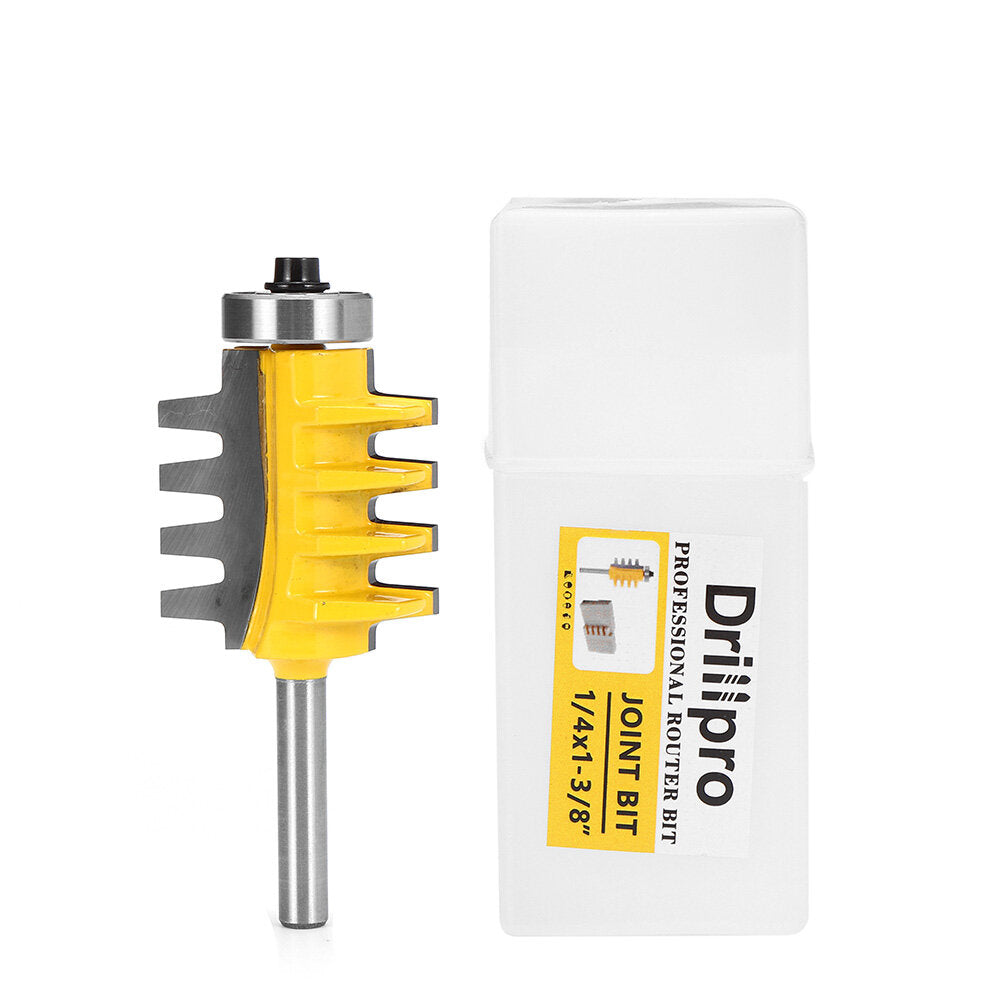 t-slot finger joint router bit 1/2 of 1/4 inch schacht omkeerbaar voor het zagen van houtbewerking