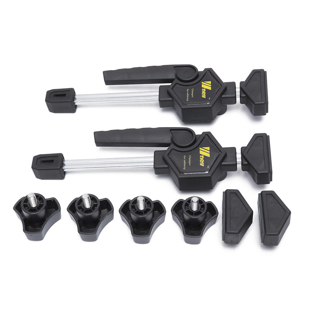 2 stuks mft tafelklem quick ratel release snelheid squeeze houtbewerking klem clip kit spreader gadget tool diy