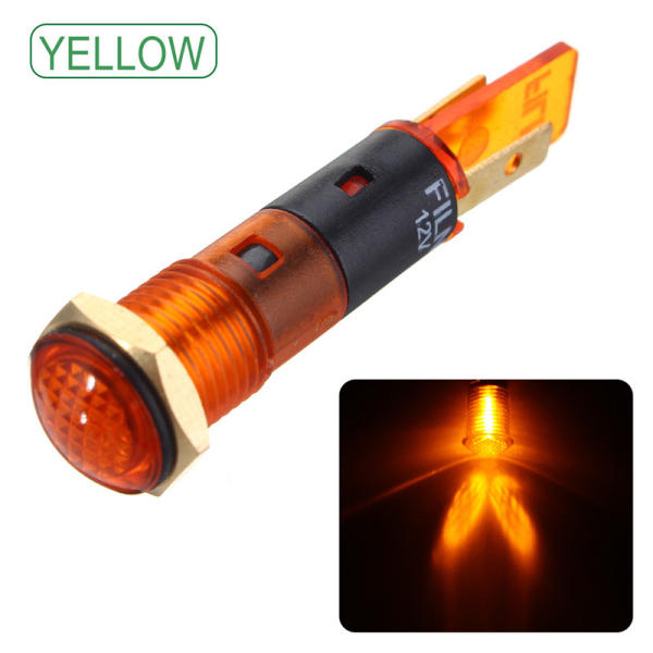 dc 12v 8mm led indicator auto boot licht pilot dash dashboard panel waarschuwingslamp