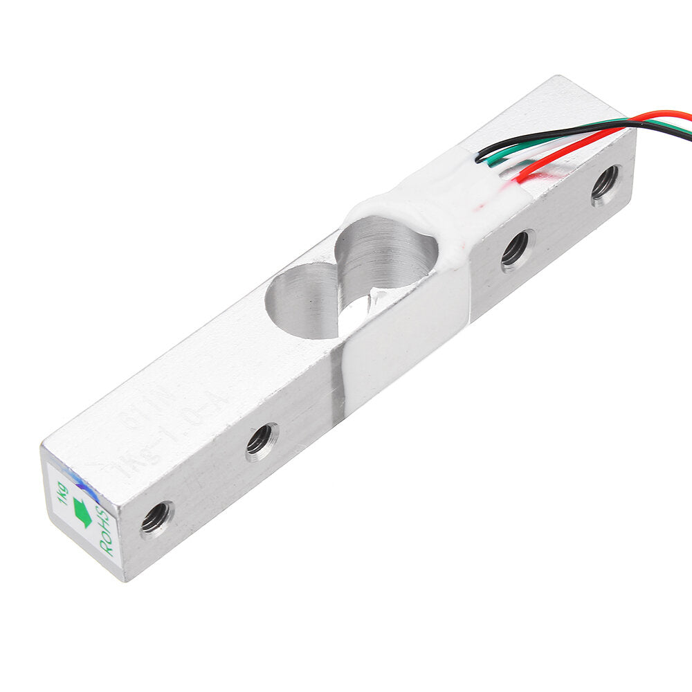 hx711 24bit ad module + 1 kg aluminium weegschaal weegsensor schakelaar load cell kit