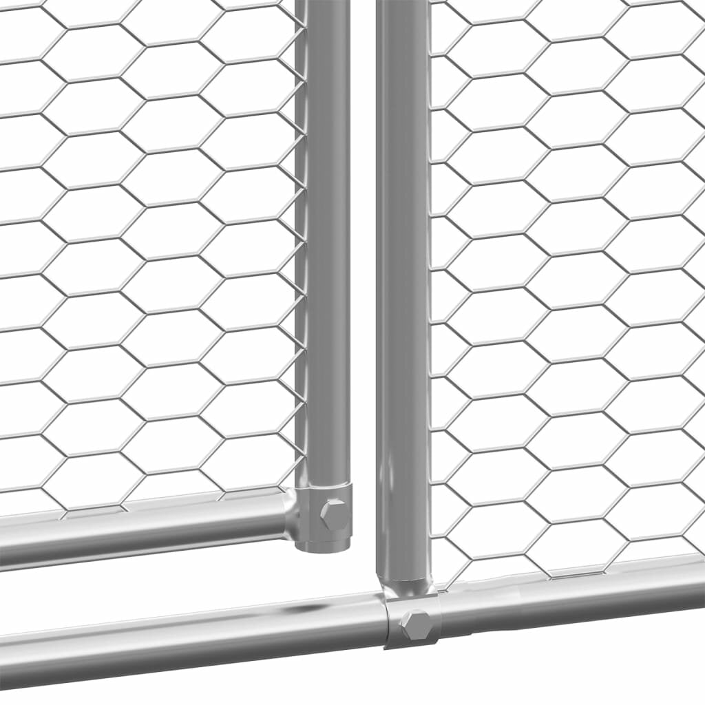 buiten kippenkooi 6.6 inch x39.4 inch x6.6 inch  gegalvaniseerd staal