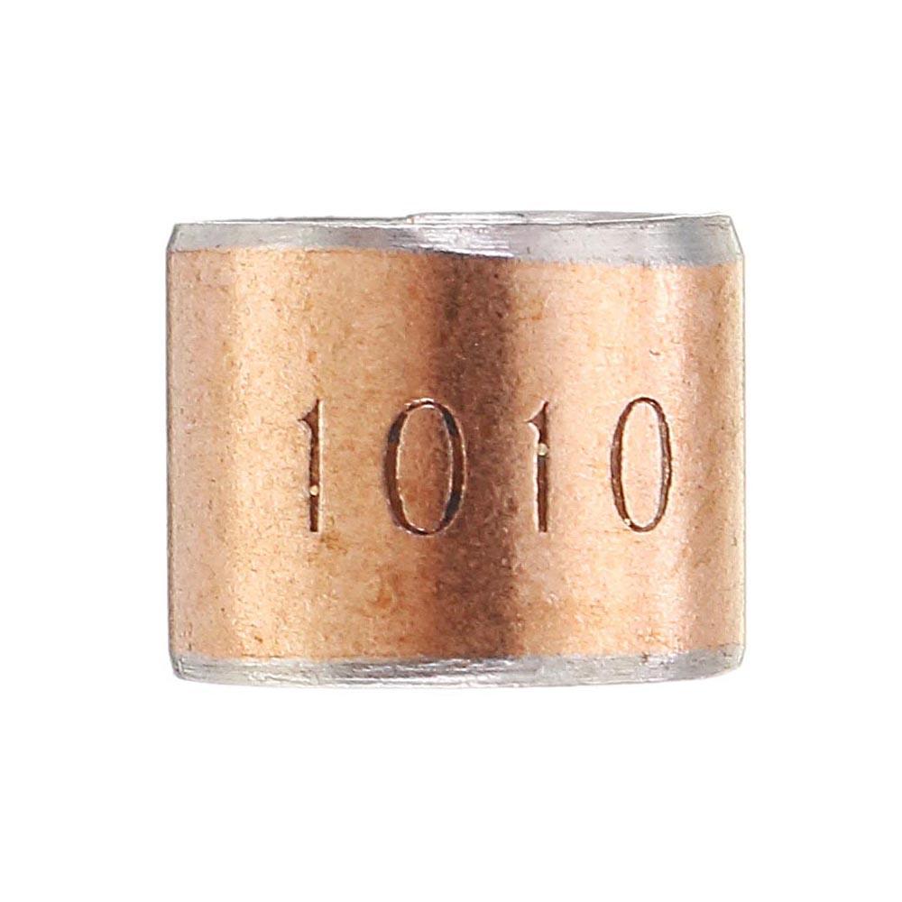 10 stuks 10x12x10mm kogellagerbus koperlegering lagerbus: