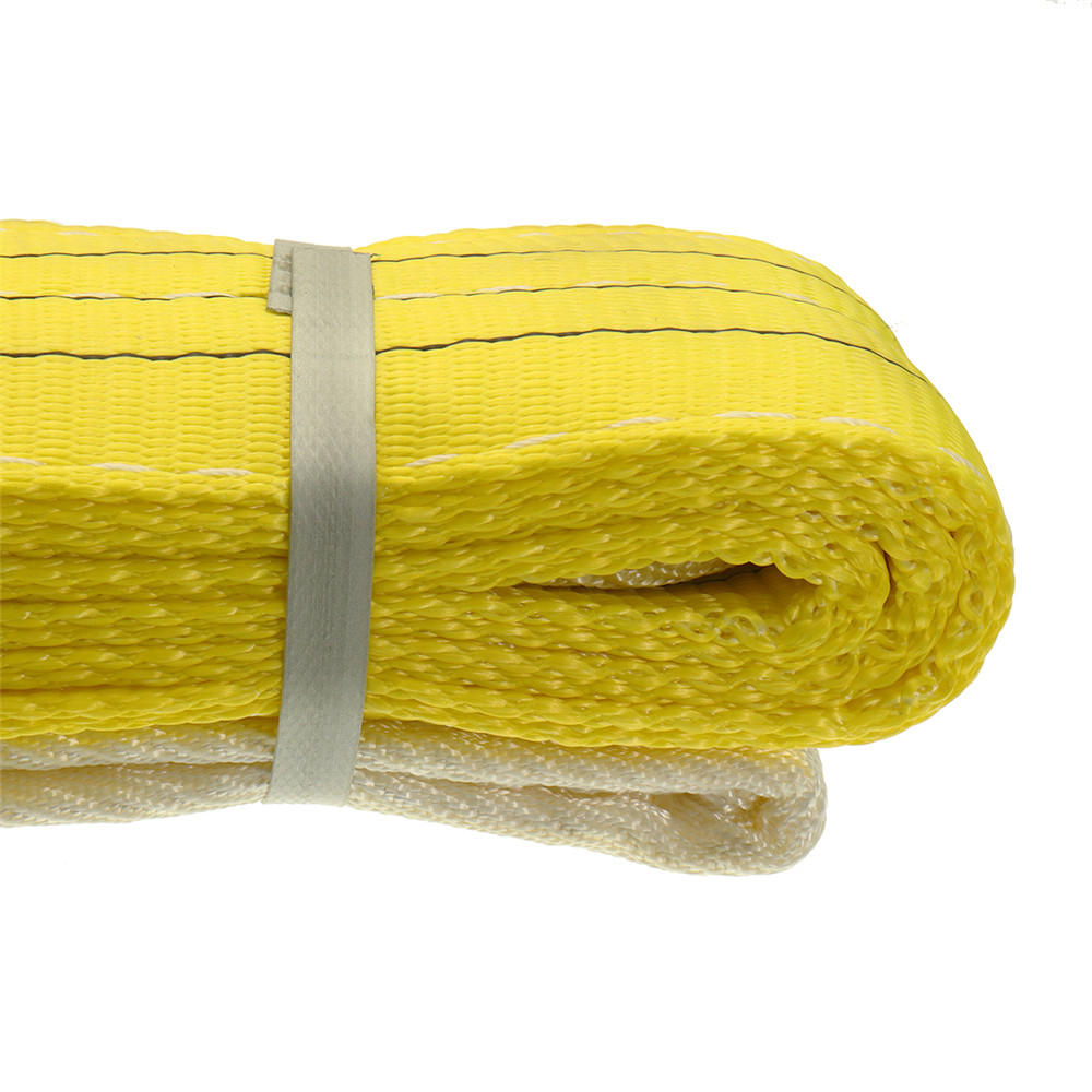 2 m-10 m 3 ton polyester platte webbing hijsband gecertificeerde duplex vrachtriem hijsriem