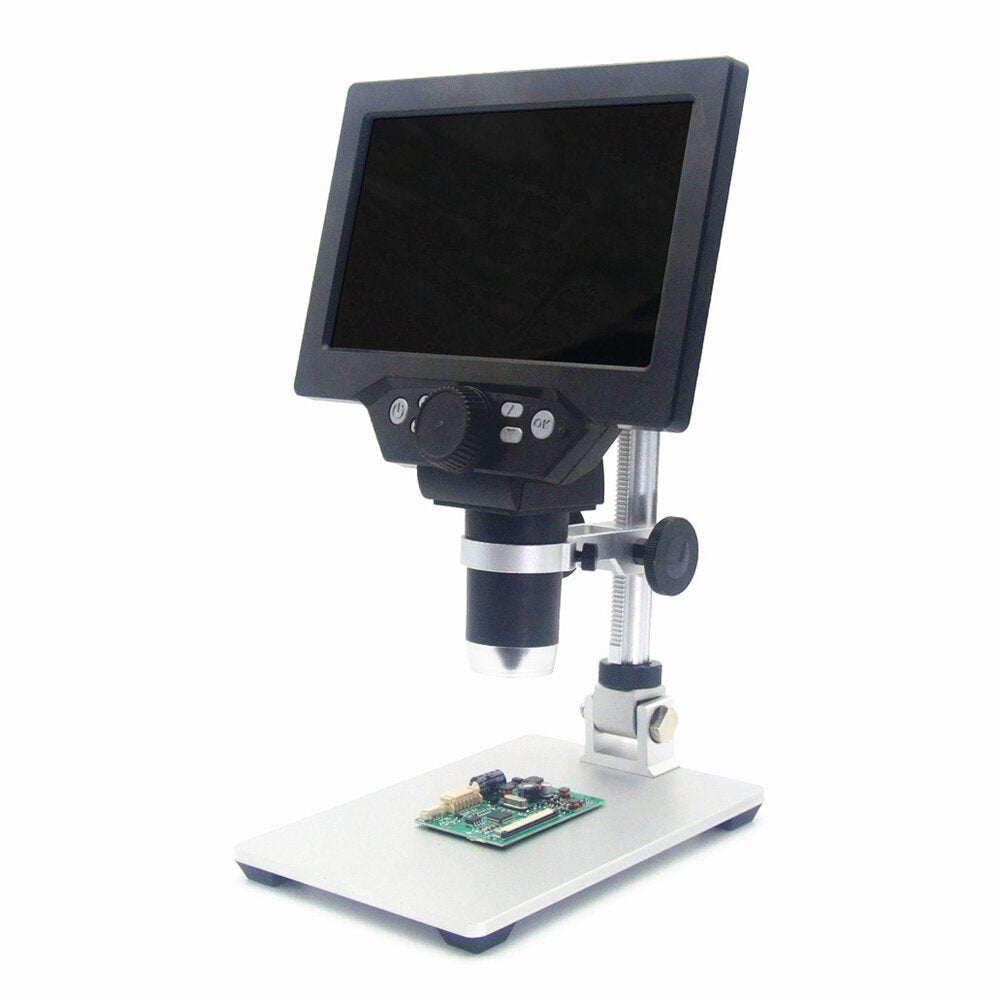 g1200 digitale microscoop 12mp 7 inch groot kleurenscherm grote basis lcd-scherm 1-1200x continu