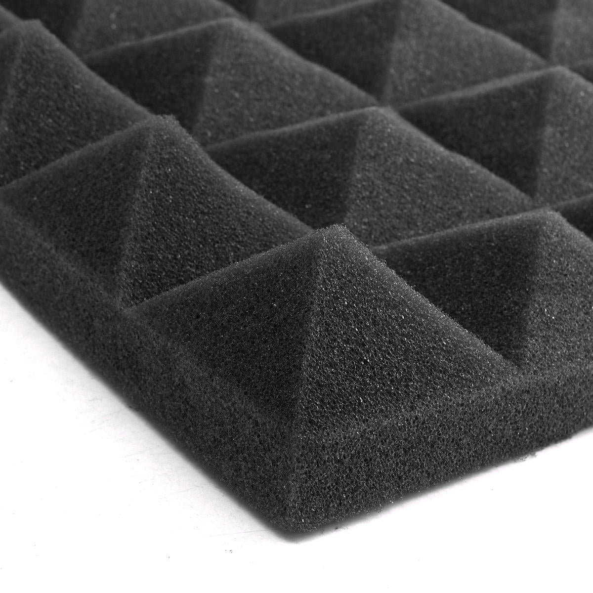 6 stuks akoestisch schuim behandeling geluiddicht geluidsabsorberende lawaai spons studio kamer absorptie wedge tegels schuim