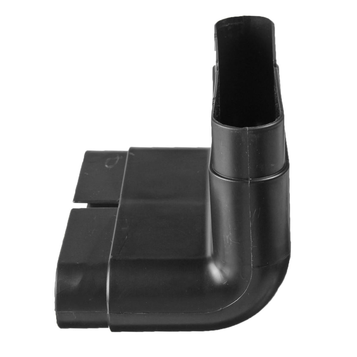 pvc-ventilatiesysteem milieubescherming 90° gebogen pvc-buisconnector 132x30 mm