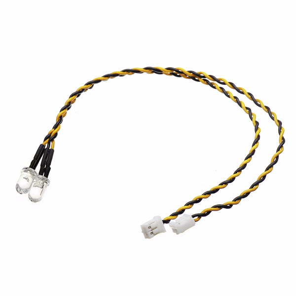 2pcs 3mm rc auto voor- en achterlichten
