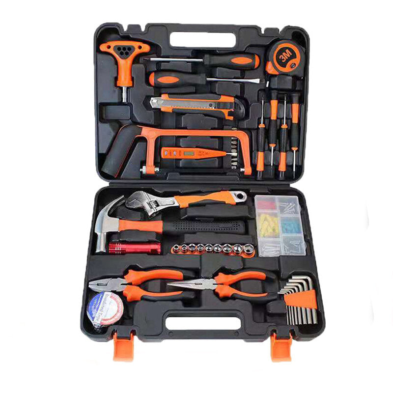 46 stuks tool set huishoudelijke hardware tool combinatie set huishoudelijke kleine onderhoud noodset