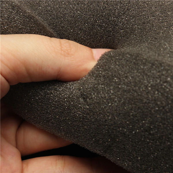 200x60x5cm zwart hoge dichtheid zitting schuimrubber vervanging bekleding kussen schuim