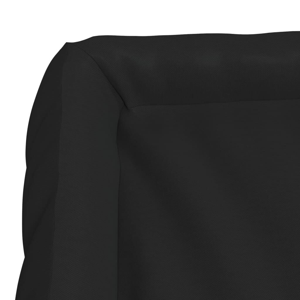 hondenmand met kussens 75x58x18 cm oxford stof zwart