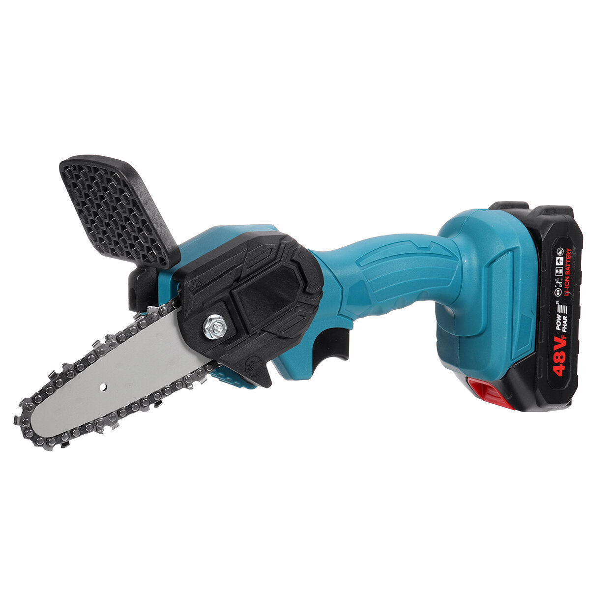 4 inch 800 w 48vf elektrische kettingzaag draagbare handheld houtsnijder houtbewerking snijgereedschap w / geen / 1 st / 2 stuks batterij amerikaanse stekker