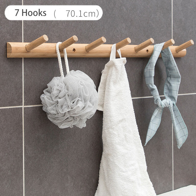 muur bamboe hout opslag kapstok home decoraties voor woonkamer