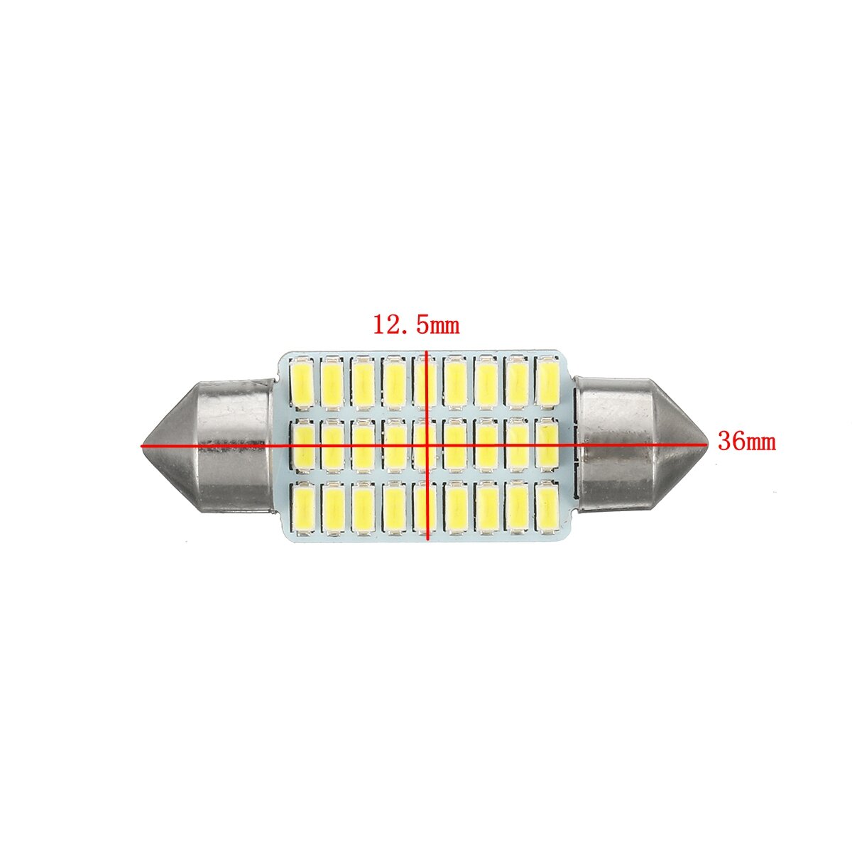 led auto-interieur festoen dome leeslamp wit dak kentekenverlichting 31 mm / 36 mm / 39 mm / 41 mm