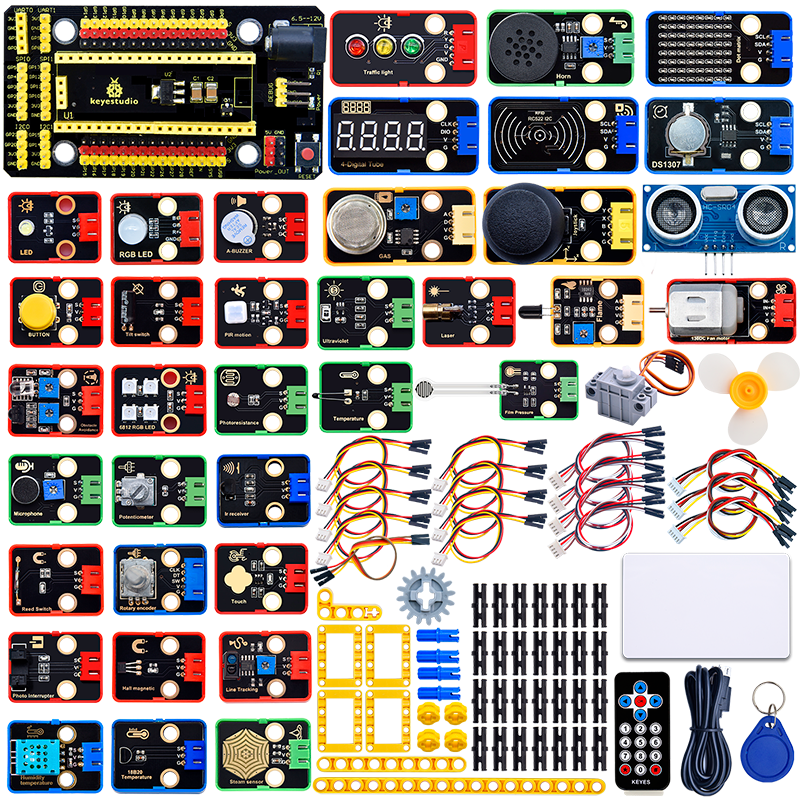 raspberry pi pico 37 in 1 sensorkit zonder moederbord basisintroductie micropython-programmering