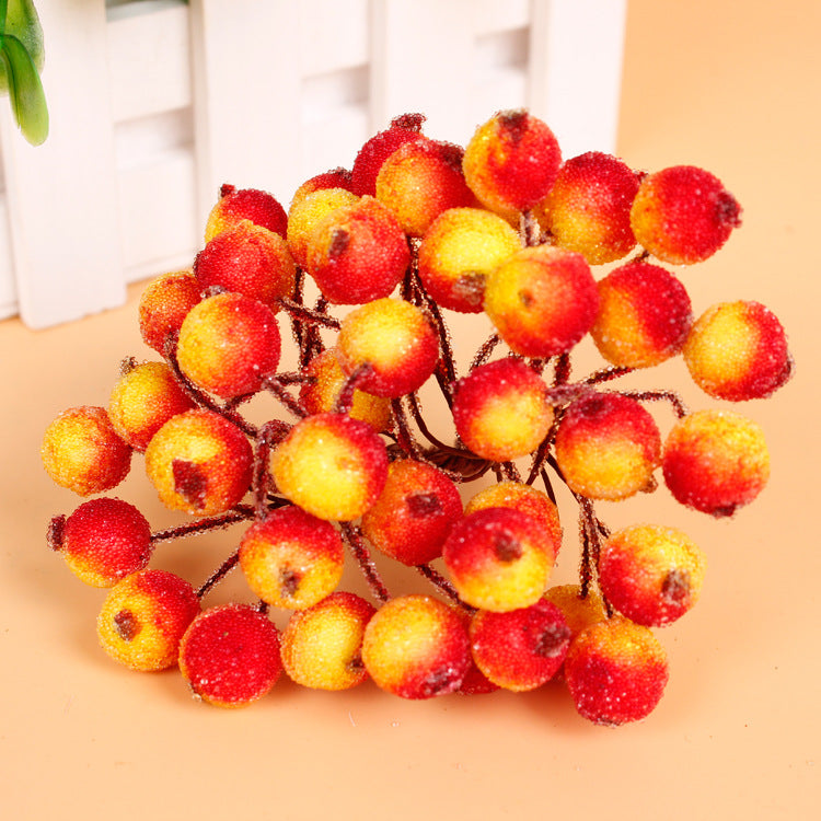 20st kunstmatige simulatie foam berry granaatappel fruit bouquet garlan wedding party decoration