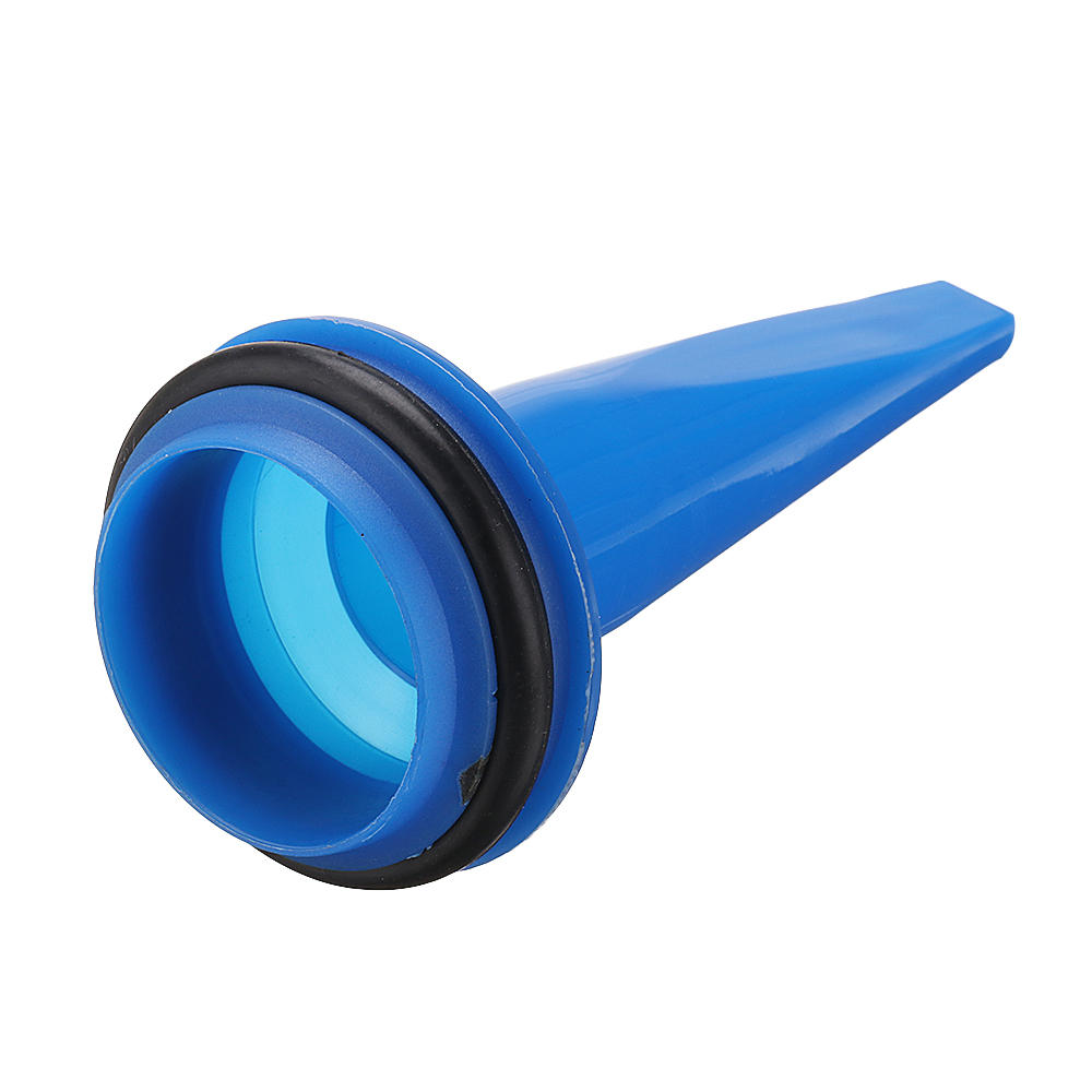 4 stuks lijm nozzle tip platte kop met schort voor pneumatisch lijm soft glas lijm pistool