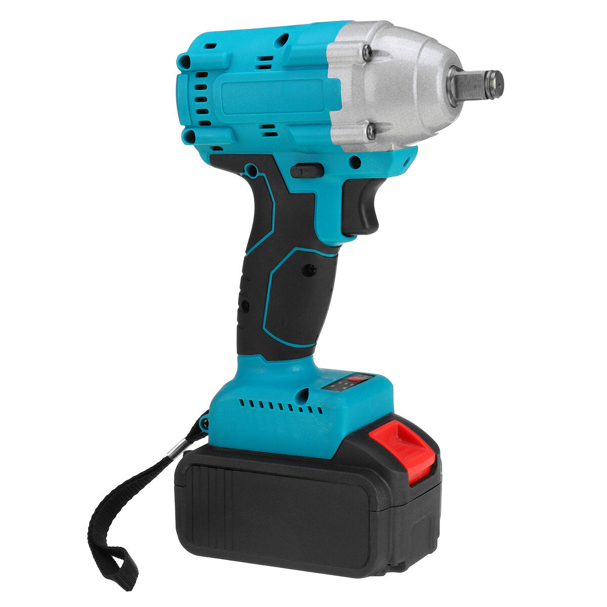 21v 520n.m elektrische snoerloze slagmoersleutel 1/2 borstelloze driver boor w / 1/2 stuks batterij & 5 stuks sockets ook aangepast aan makita batterij