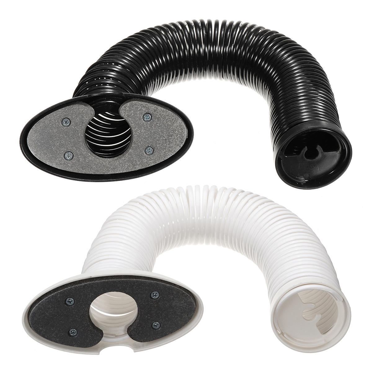 spiraalvormige buis van 5.5 cm flexibele draadomslag home desktop pc beheer kabelkoordorganizer