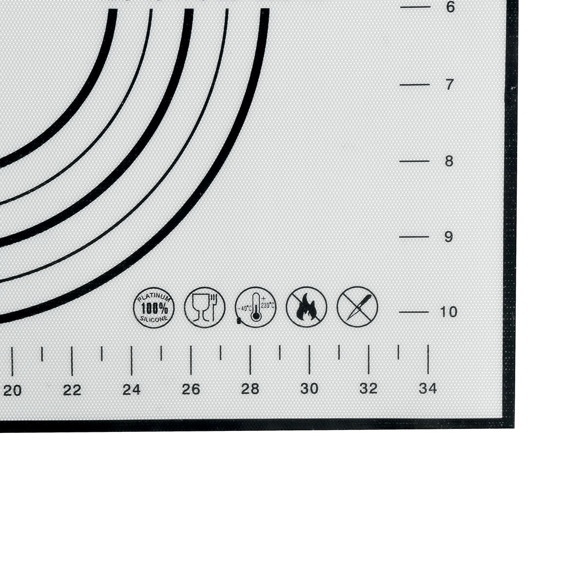 deeg rolling silicone pad gebak mat bakvormen liner bakmat non-stick tool