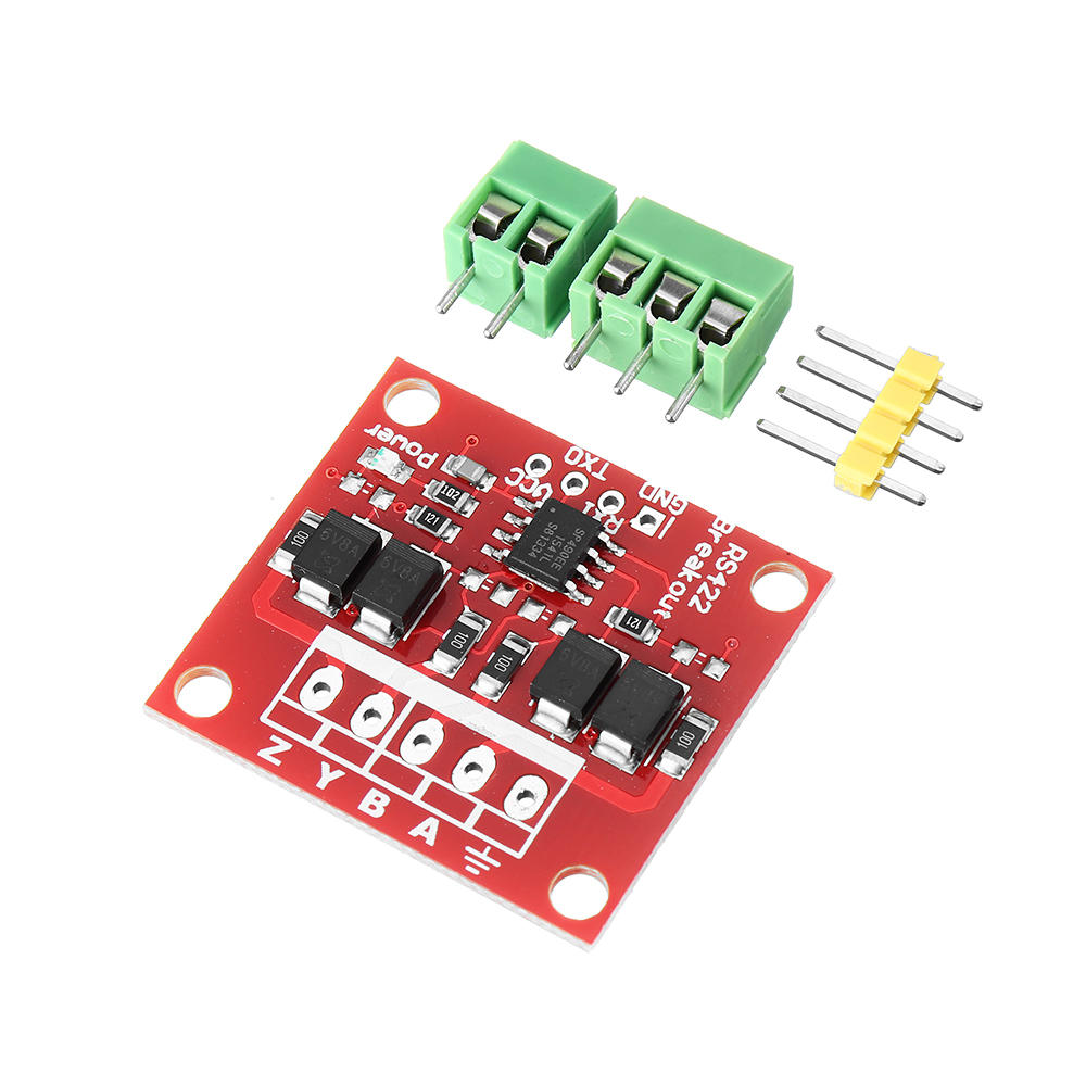 rs422 naar ttl bidirectionele signaaladaptermodule rs422 draai enkele chip uart seriële poort niveau 5v dc