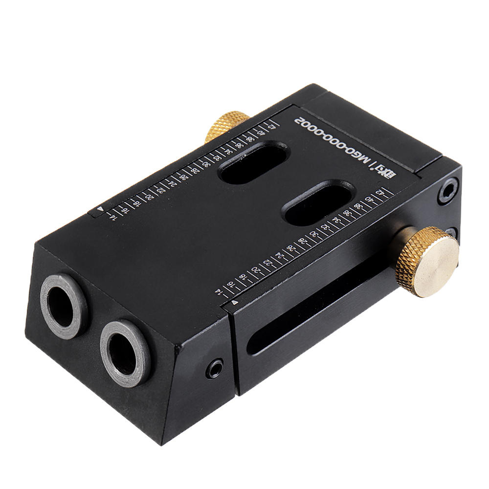 houtbewerking aluminium pocket hole jig 9mm timmerwerk perforator locator hoekboorgeleider met stappenboorset